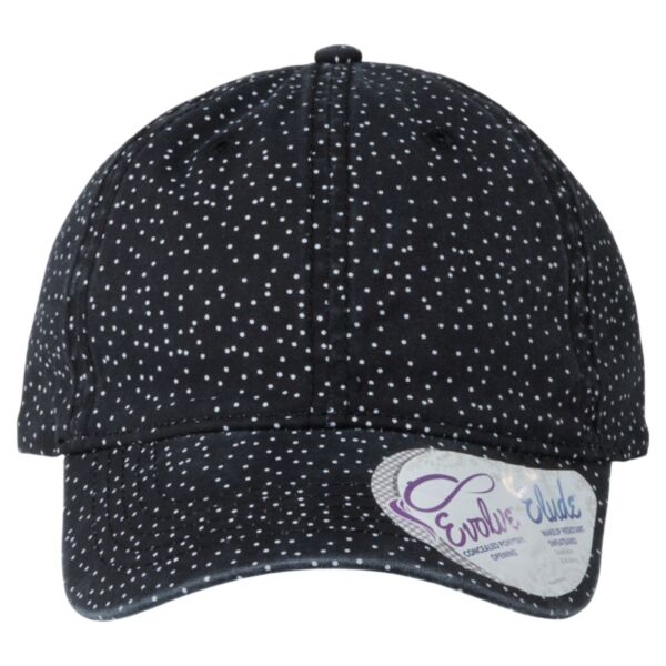 Women's Garment-Washed Fashion Print Cap Thumbnail