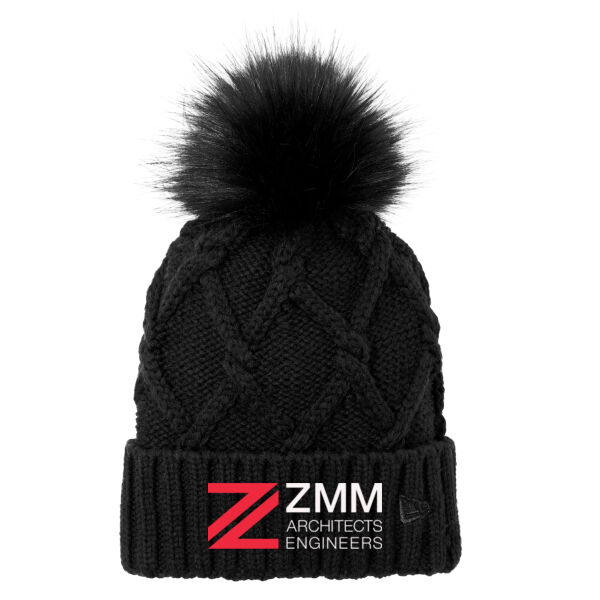 Faux Fur Pom Beanie Thumbnail