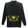 Long Sleeve Silk Touch Polo with Pocket Thumbnail