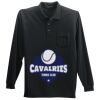 Long Sleeve Silk Touch Polo with Pocket Thumbnail