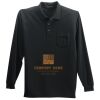 Long Sleeve Silk Touch Polo with Pocket Thumbnail